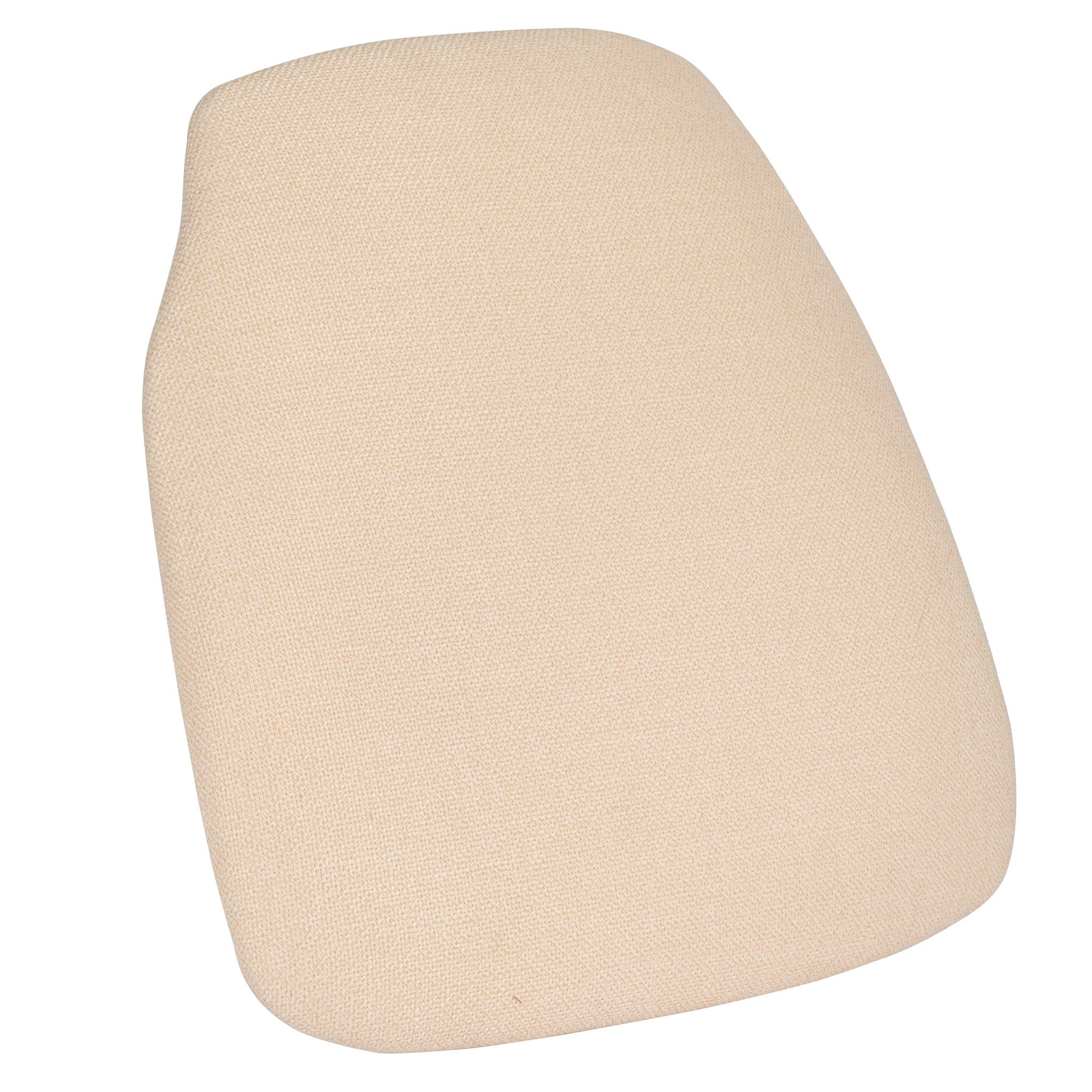 Chivari Ivory 1.75" Thick Fabric Panel Back Chiavari Chair Cushion and SlipNot™ Technology CUSHPANFAB-IVY-A