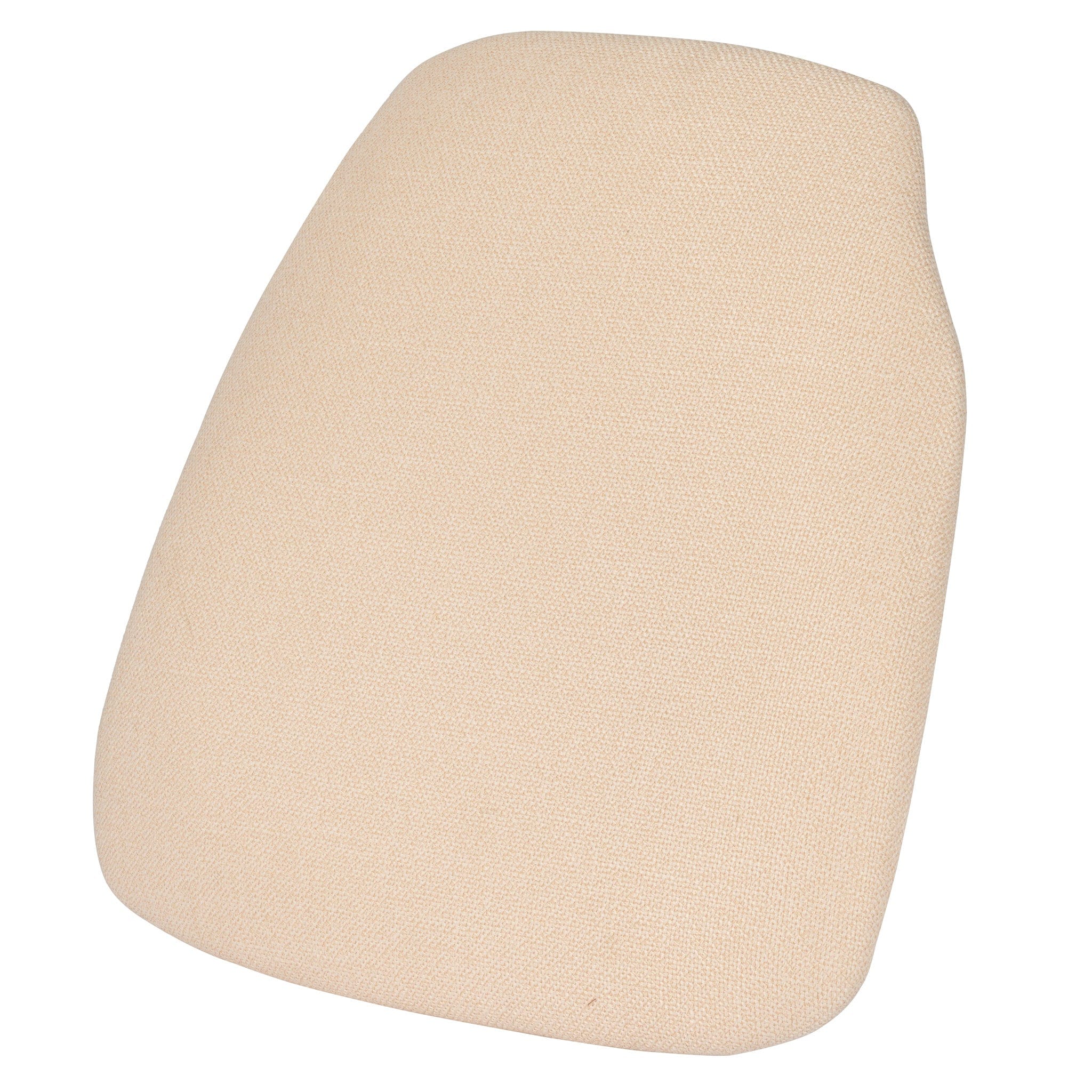 Chivari Ivory 1.75" Thick Fabric Panel Back Chiavari Chair Cushion and SlipNot™ Technology CUSHPANFAB-IVY-A