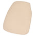 Chivari Ivory 1.75" Thick Fabric Panel Back Chiavari Chair Cushion and SlipNot™ Technology CUSHPANFAB-IVY-A
