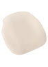 Chivari Large Ivory Vinyl 1.75" Thick Cross Back Cushion CUSHXL-PANVINIVY-PVC-AX-T