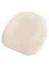 Chivari Large Ivory Vinyl 1.75" Thick Cross Back Cushion CUSHXL-PANVINIVY-PVC-AX-T