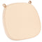 Chivari Ivory 2.0" Thick Willow Wood Velcro Strap Cushion CUSHWWSTRAPIVY-T