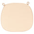 Chivari Ivory 2.0" Thick Willow Wood Velcro Strap Cushion CUSHWWSTRAPIVY-T
