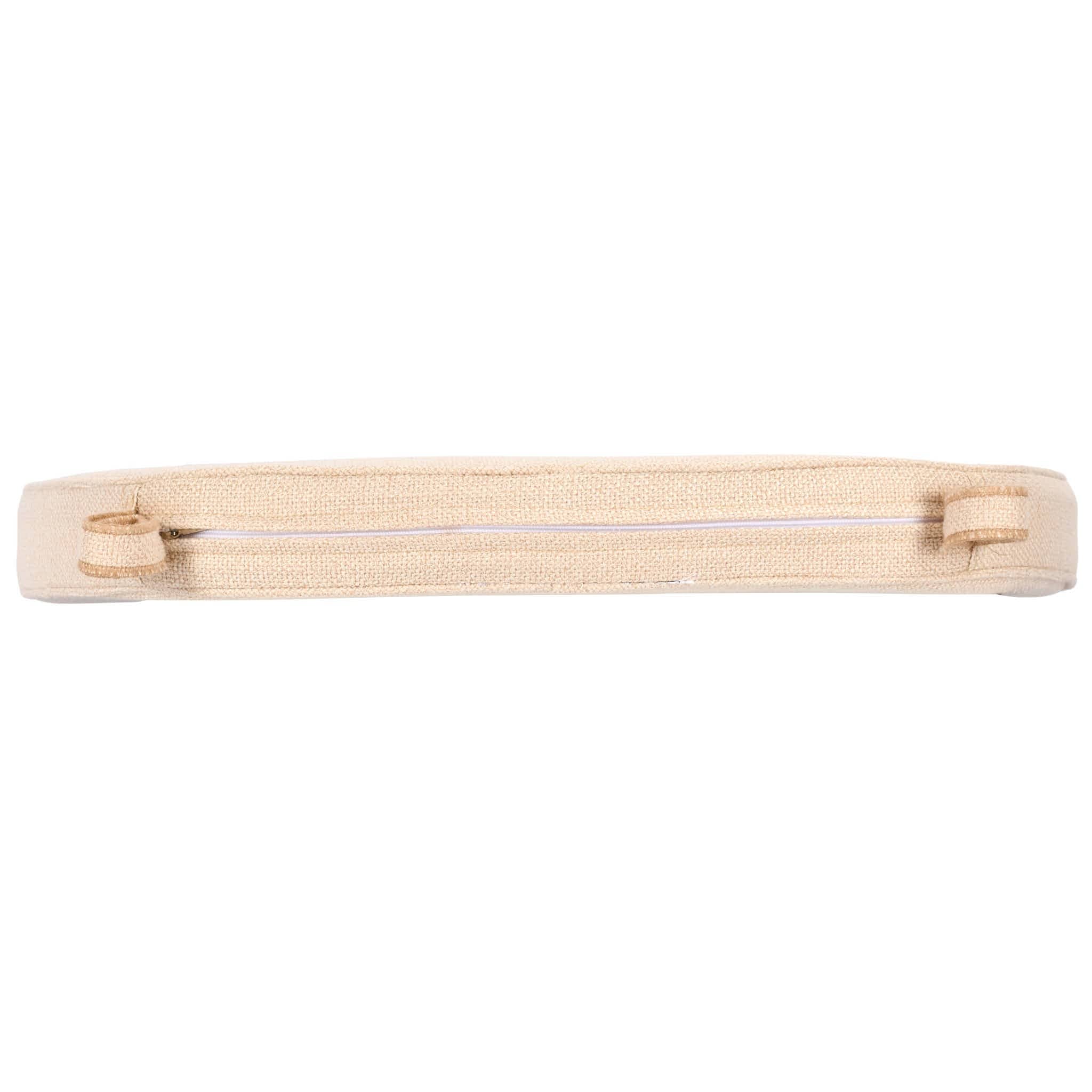Chivari Ivory 2.0" Thick Willow Wood Velcro Strap Cushion CUSHWWSTRAPIVY-T