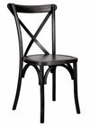 Chivari Black ToughWood™ Cross Back Chair CXWB-AX-T