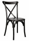 Chivari Black ToughWood™ Cross Back Chair CXWB-AX-T