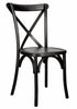 Chivari Black ToughWood™ Cross Back Chair CXWB-AX-T