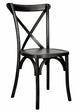 Chivari Black ToughWood™ Cross Back Chair CXWB-AX-T