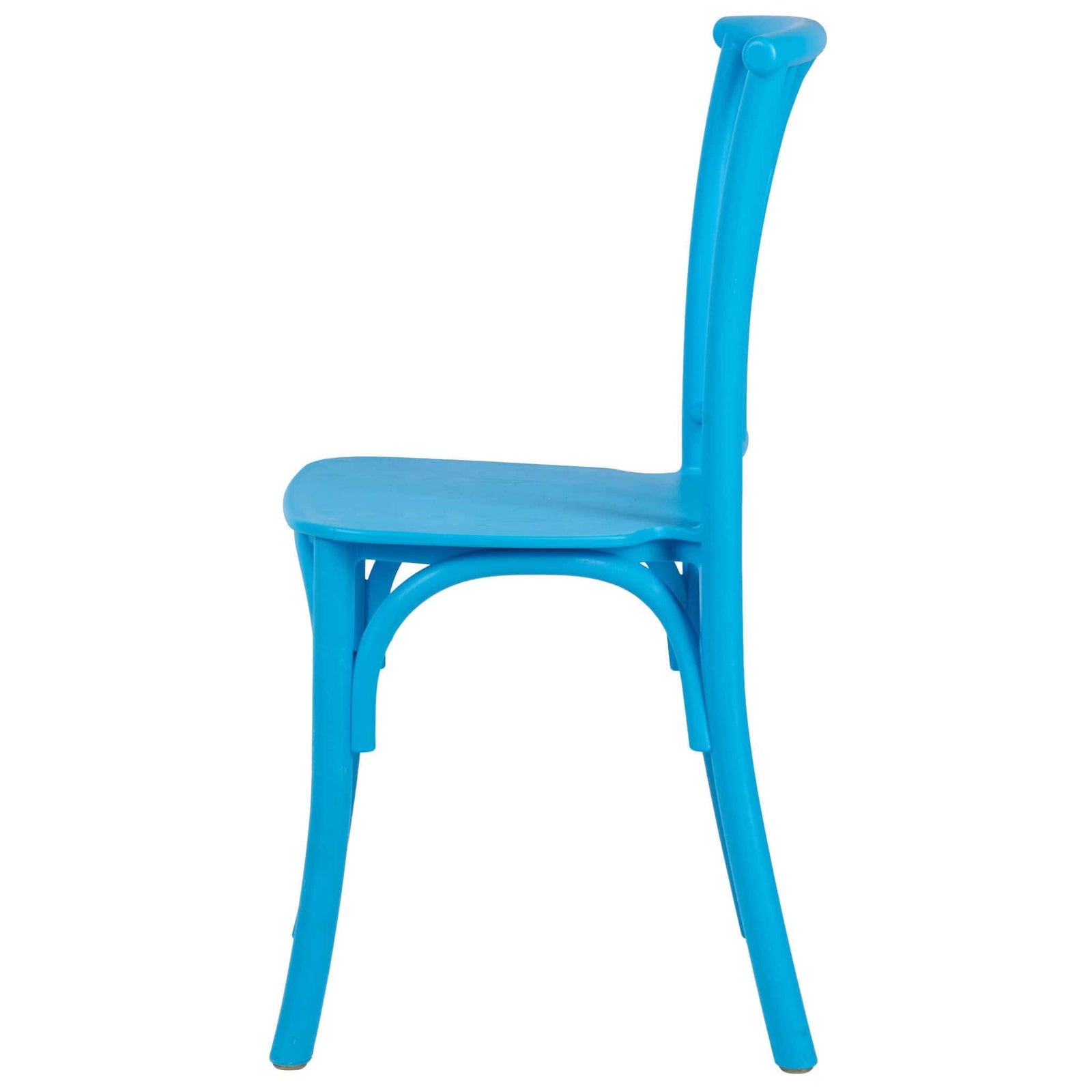 Chivari Kids Blue ToughResin™ Willow Chair CWRBLU-KID-ZG-T