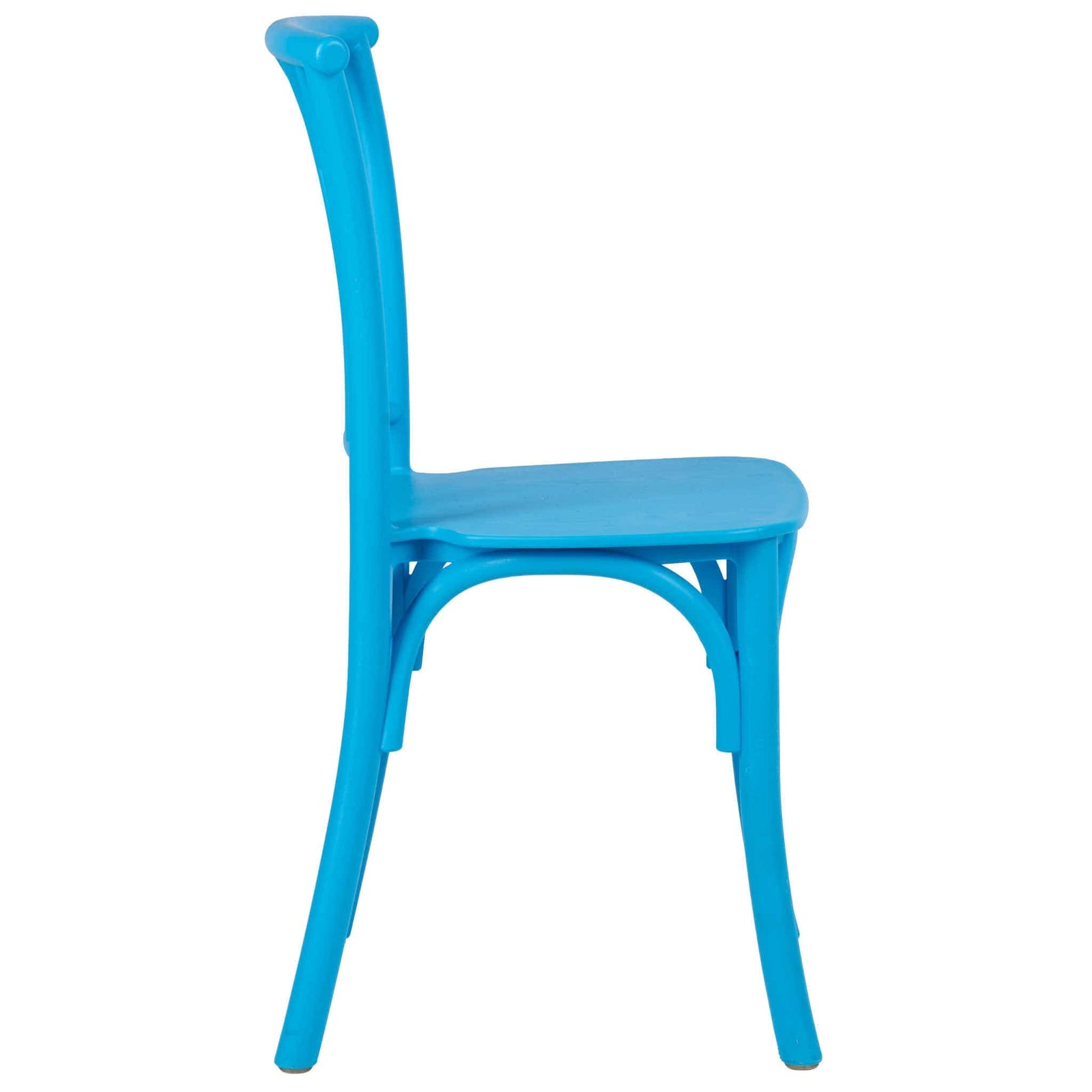 Chivari Kids Blue ToughResin™ Willow Chair CWRBLU-KID-ZG-T