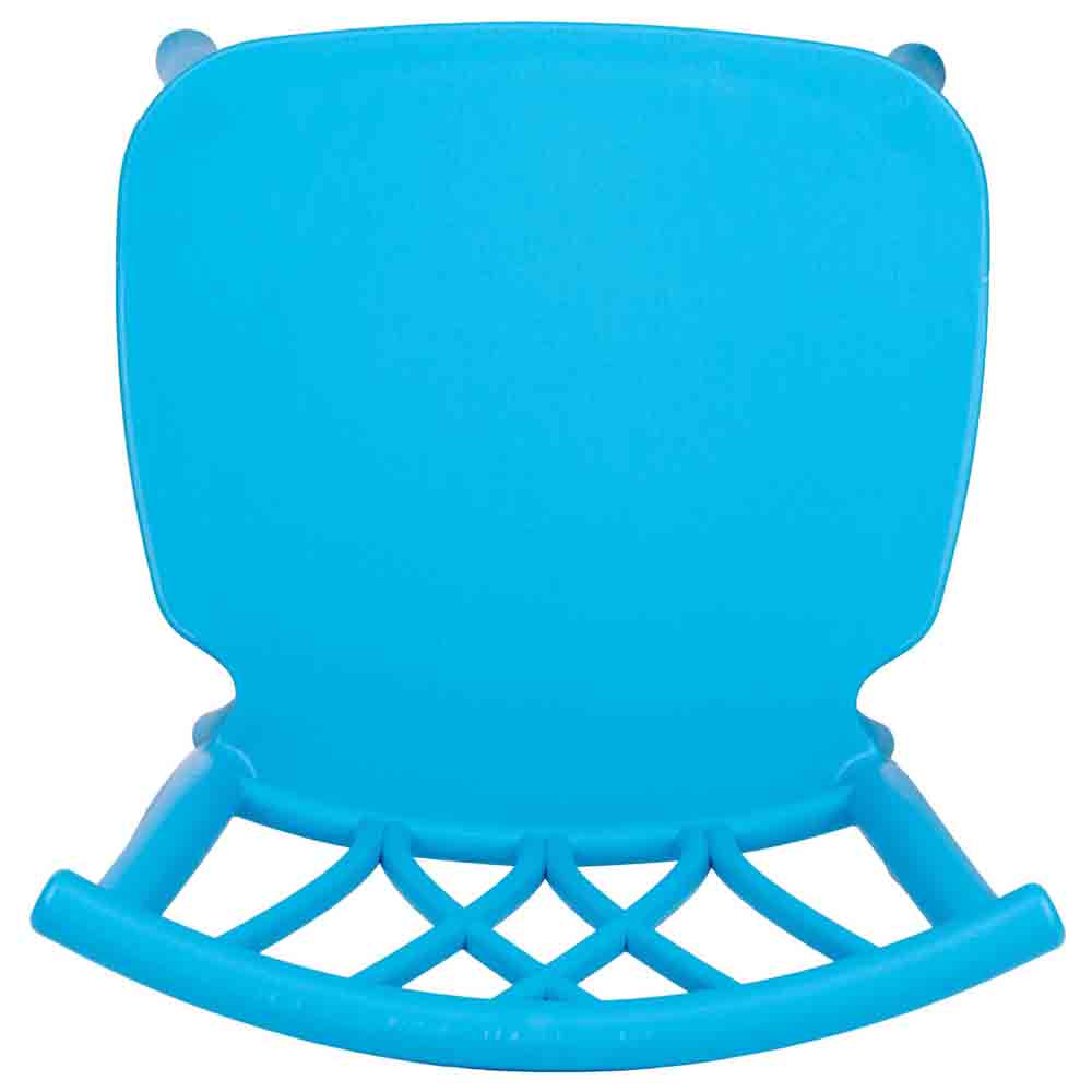 Chivari Kids Blue ToughResin™ Willow Chair CWRBLU-KID-ZG-T