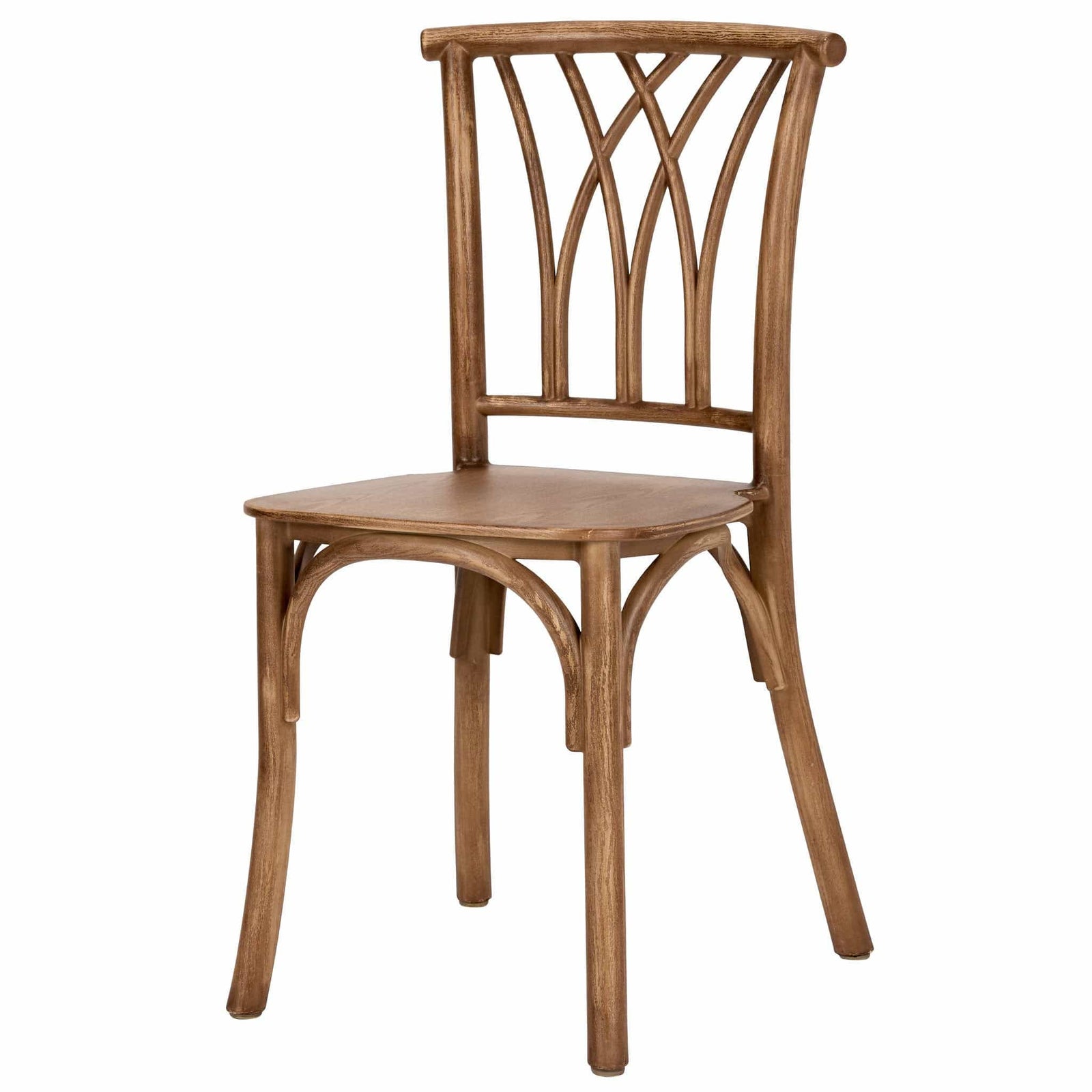 Chivari Kids Chestnut ToughResin™ Willow Chair CWRC-KID-ZG-T