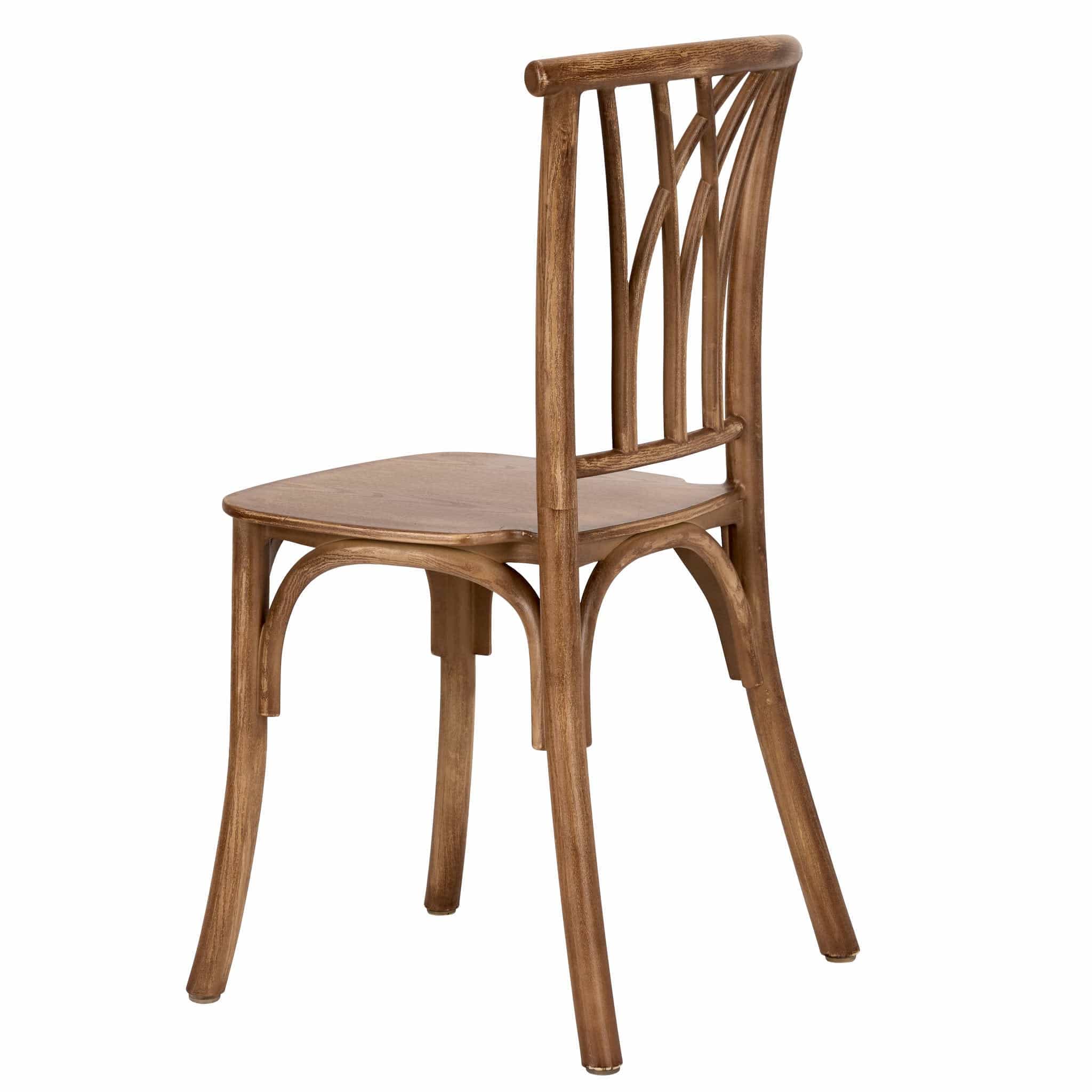 Chivari Kids Chestnut ToughResin™ Willow Chair CWRC-KID-ZG-T