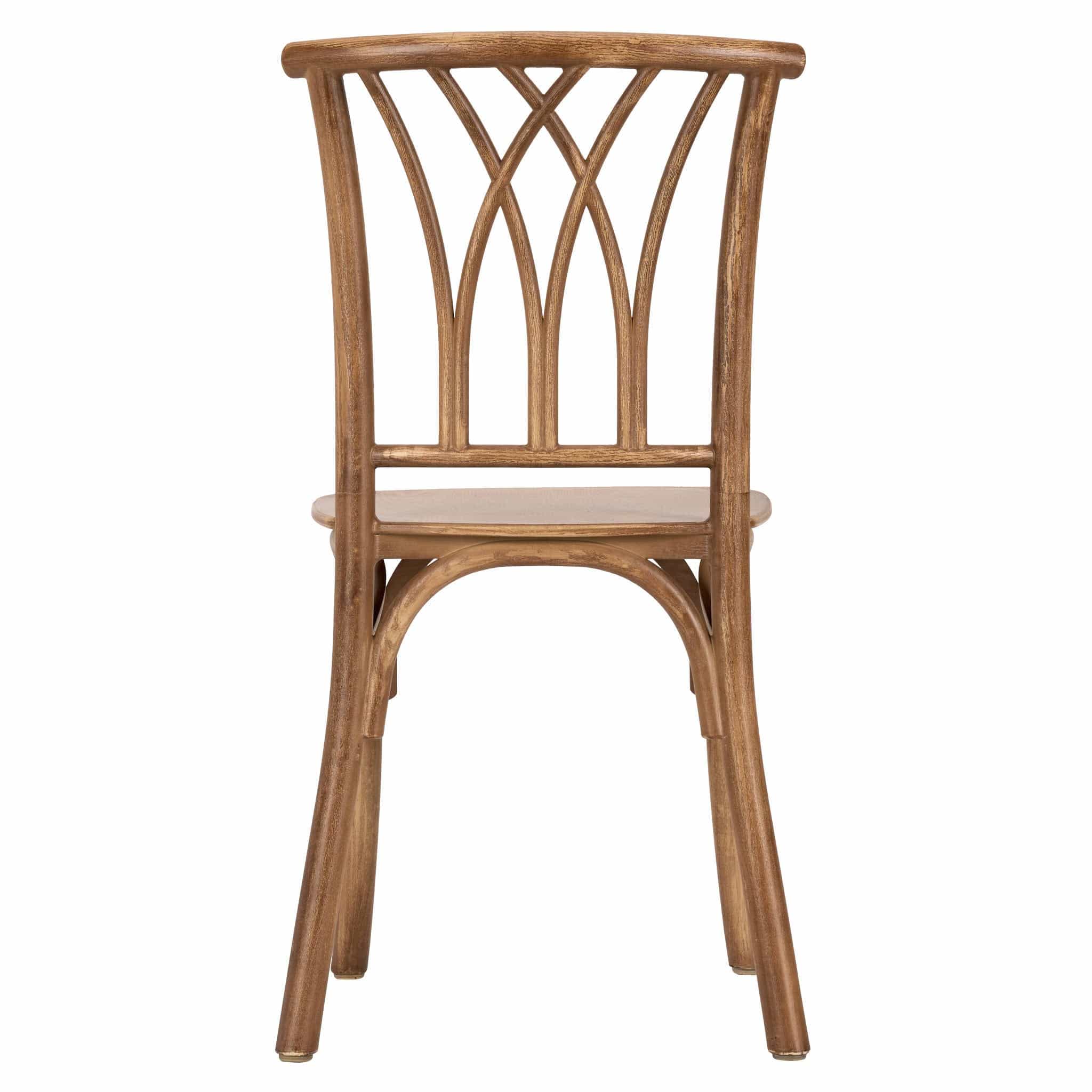 Chivari Kids Chestnut ToughResin™ Willow Chair CWRC-KID-ZG-T