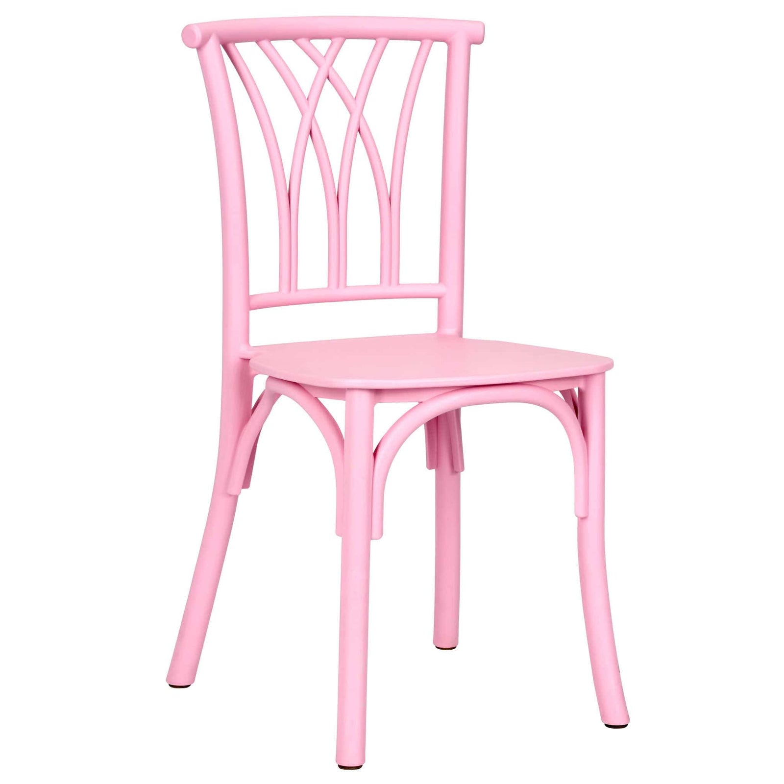 Chivari Kids Pink ToughResin™ Willow Chair CWRP-KID-ZG-T