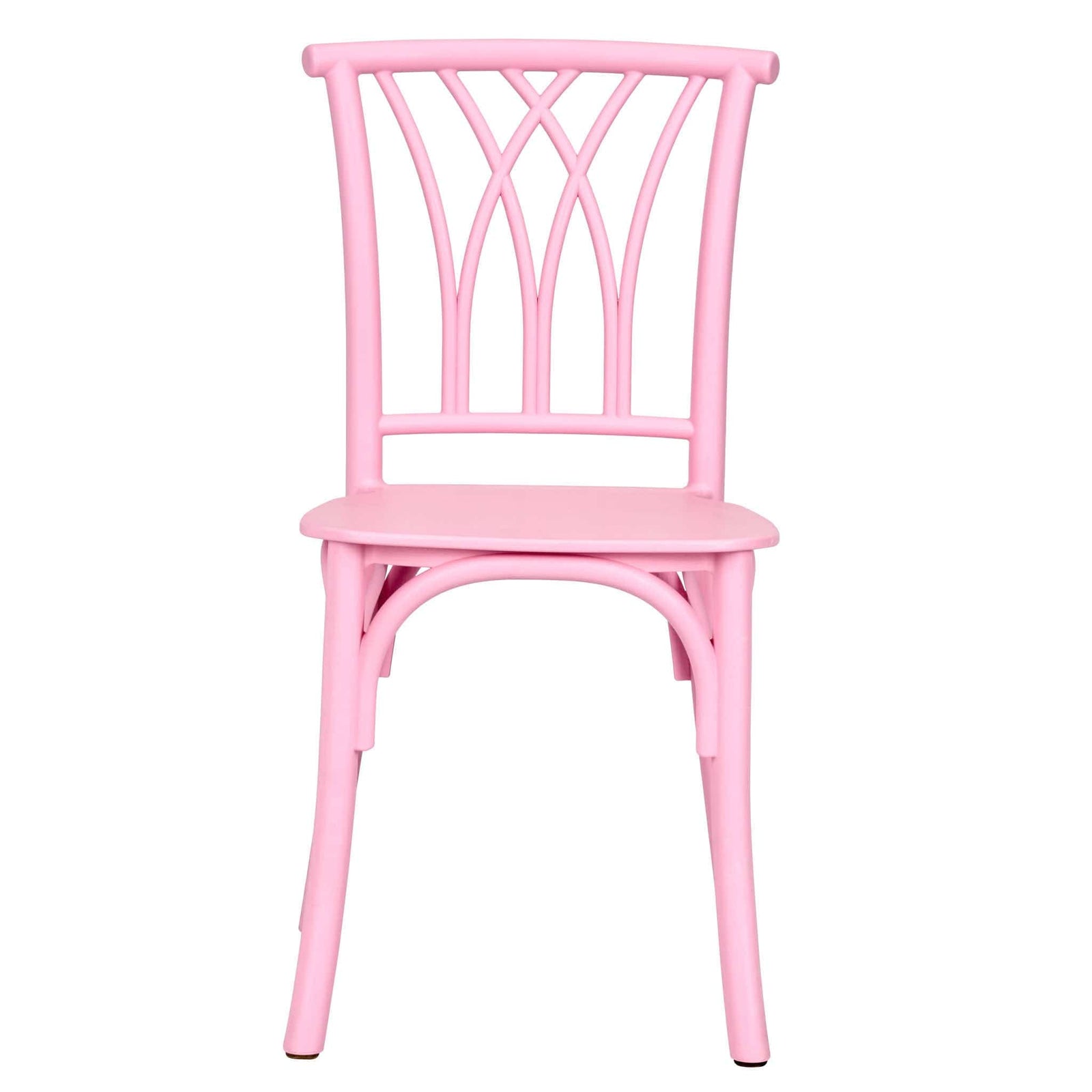 Chivari Kids Pink ToughResin™ Willow Chair CWRP-KID-ZG-T