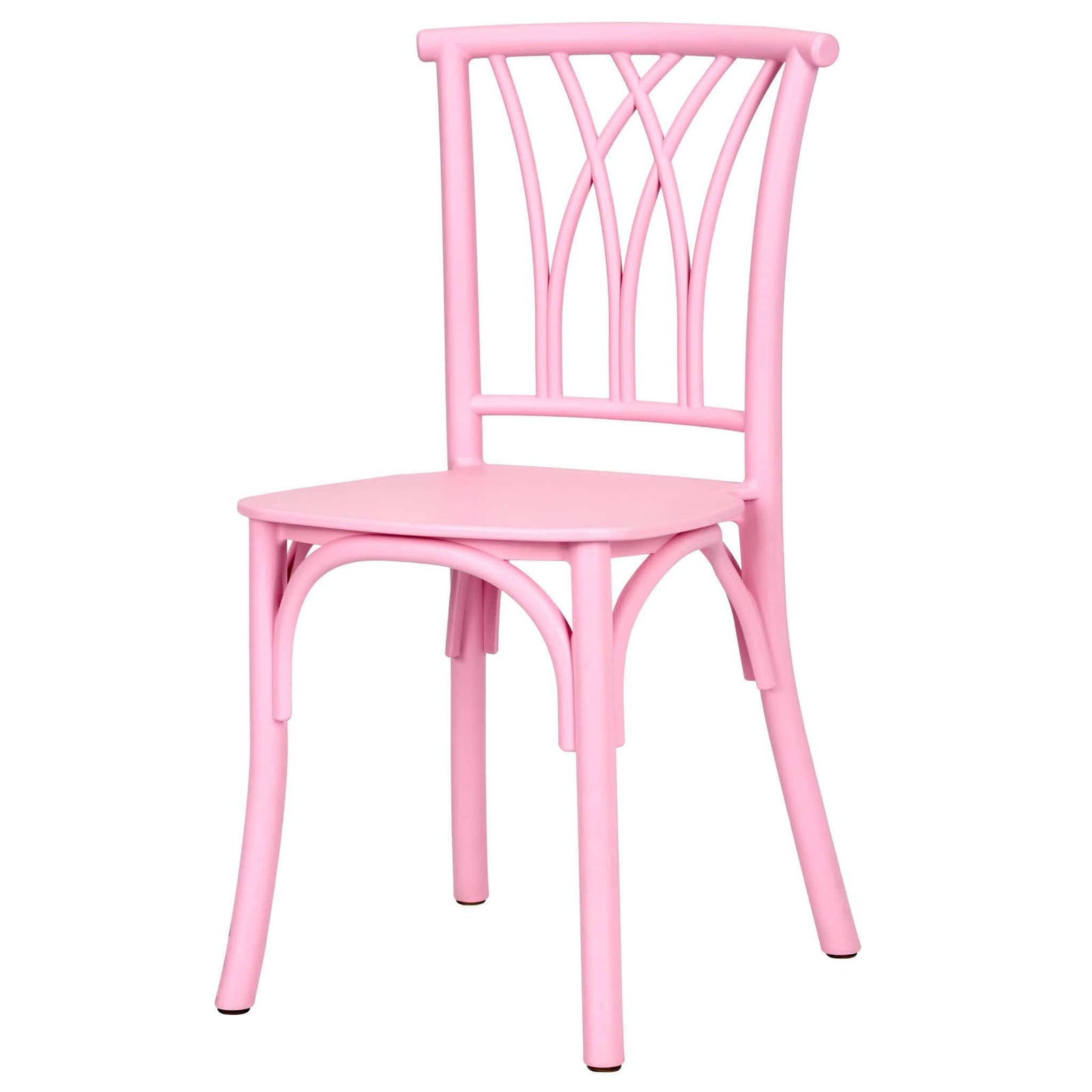 Chivari Kids Pink ToughResin™ Willow Chair CWRP-KID-ZG-T