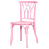 Chivari Kids Pink ToughResin™ Willow Chair CWRP-KID-ZG-T
