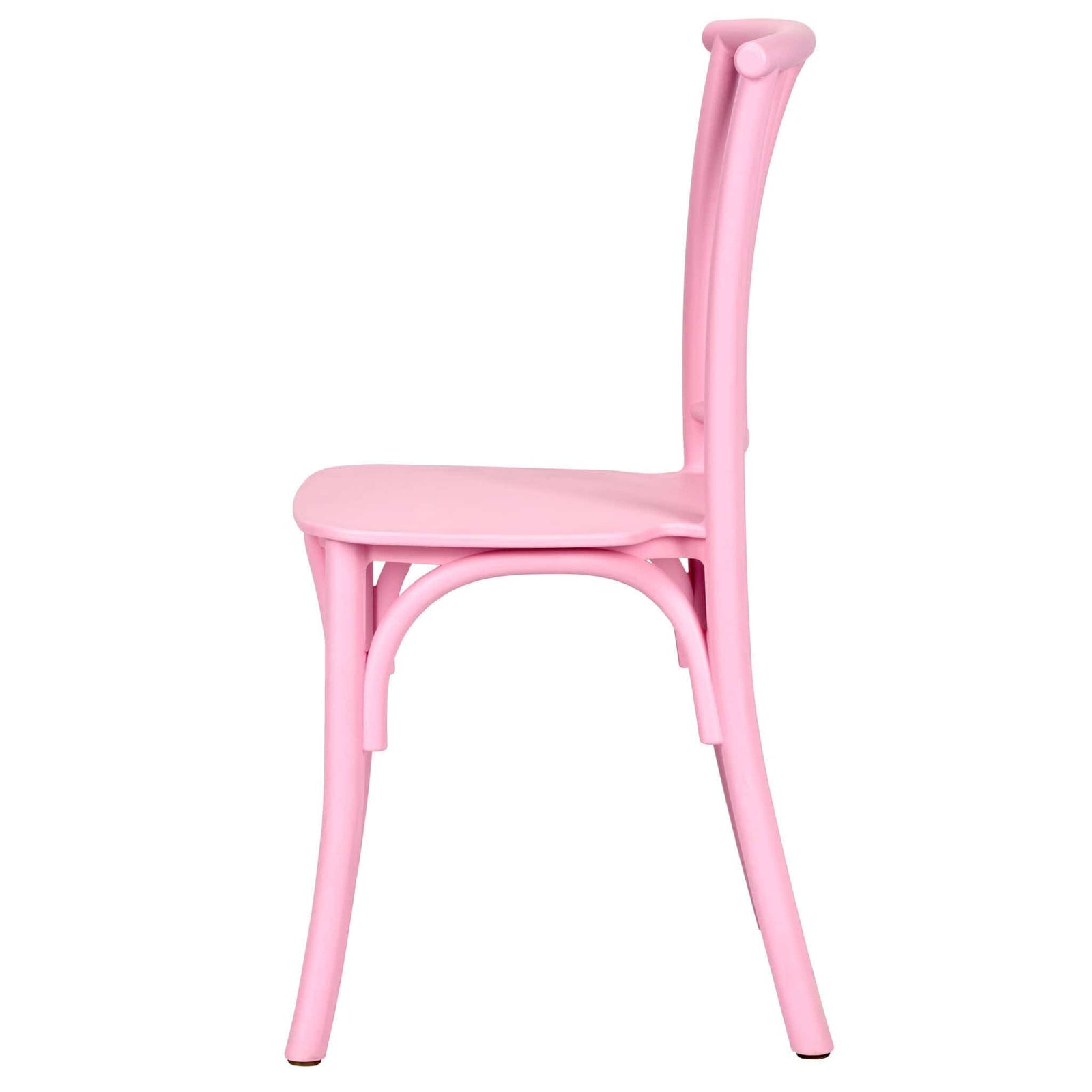 Chivari Kids Pink ToughResin™ Willow Chair CWRP-KID-ZG-T
