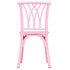Chivari Kids Pink ToughResin™ Willow Chair CWRP-KID-ZG-T