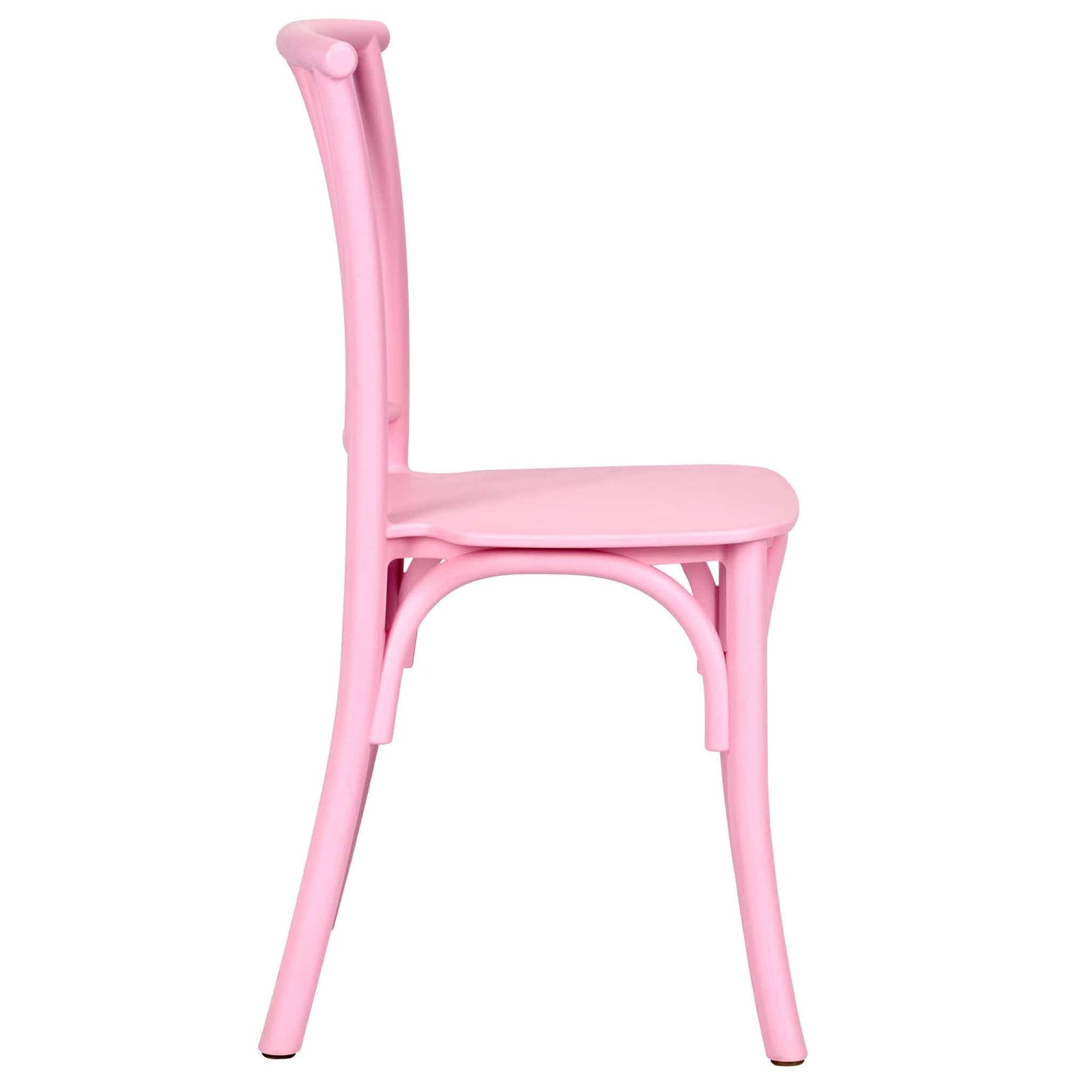 Chivari Kids Pink ToughResin™ Willow Chair CWRP-KID-ZG-T