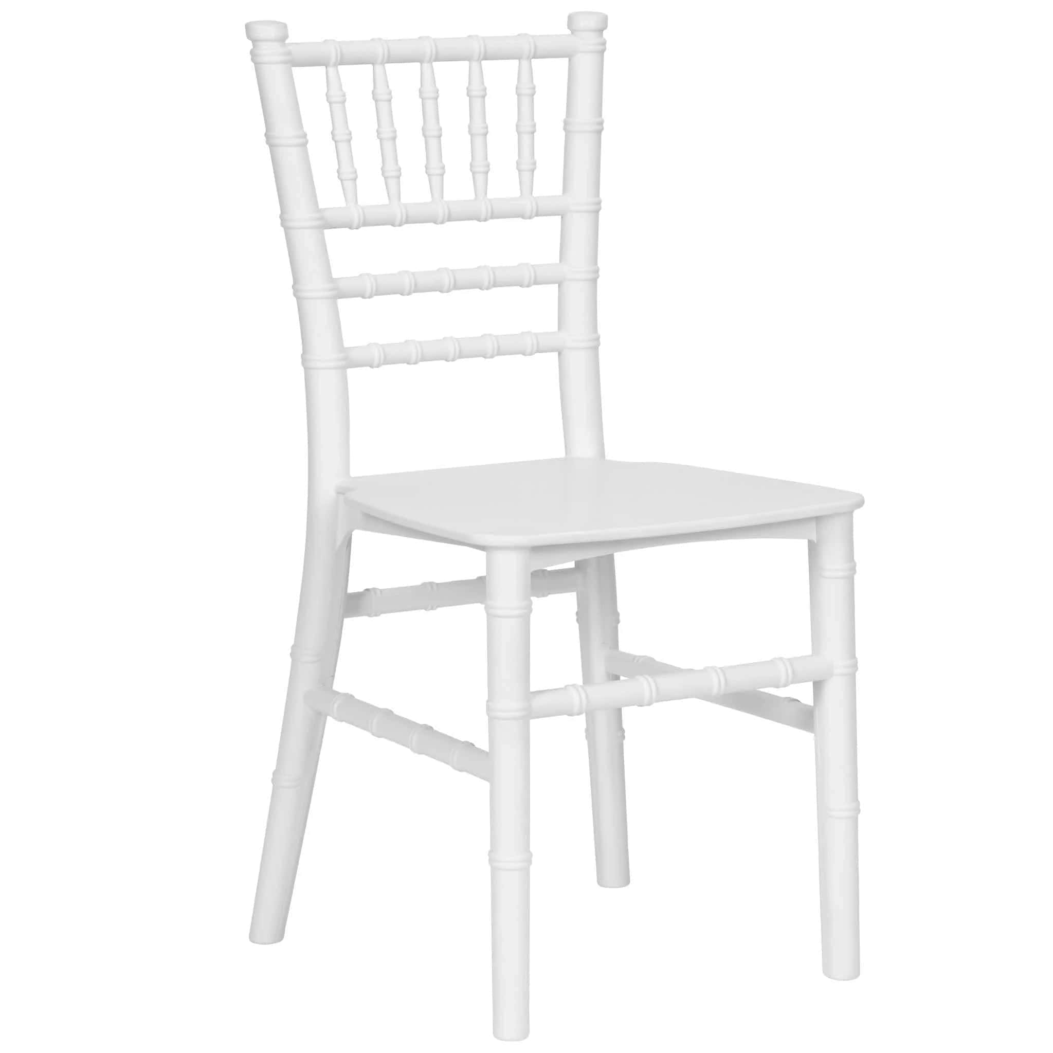 Chivari Kids White ToughResin™ Chiavari Chair CCRW-KID-CX-T
