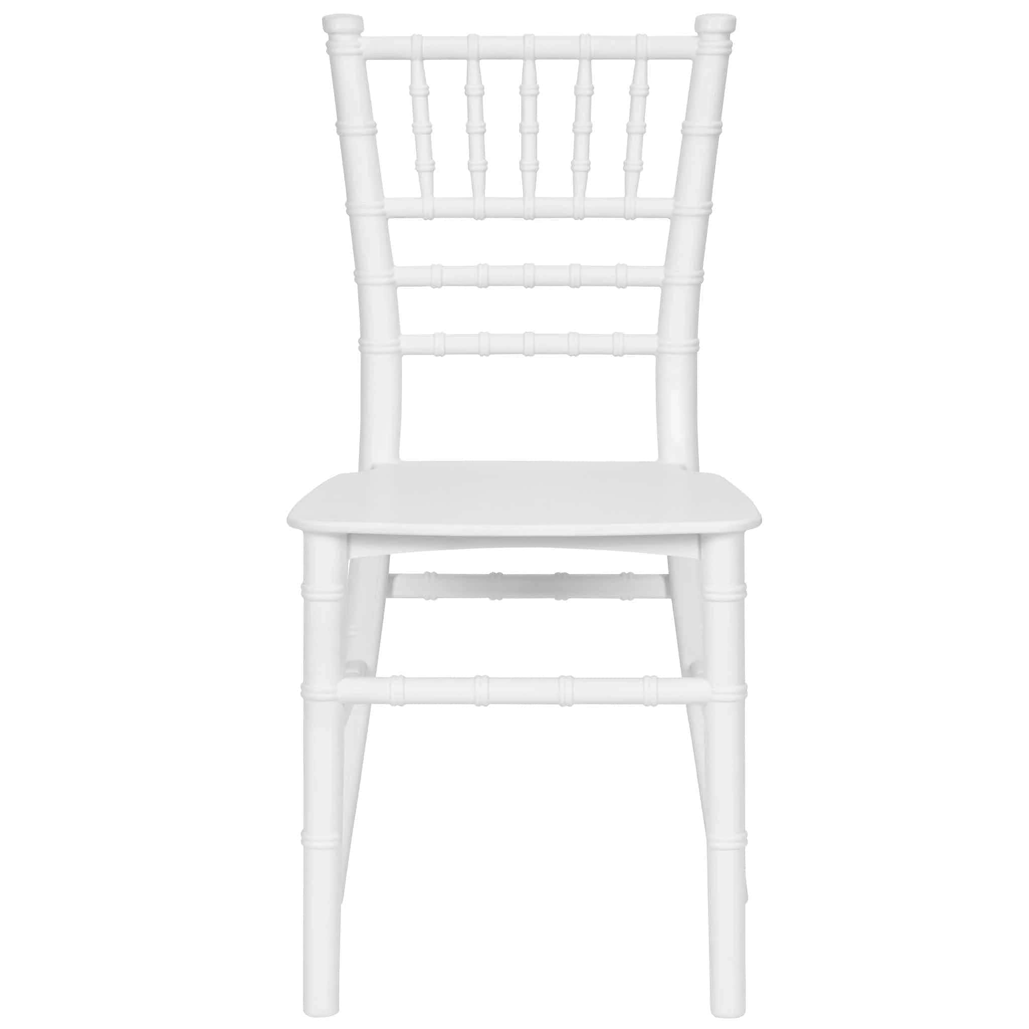 Chivari Kids White ToughResin™ Chiavari Chair CCRW-KID-CX-T