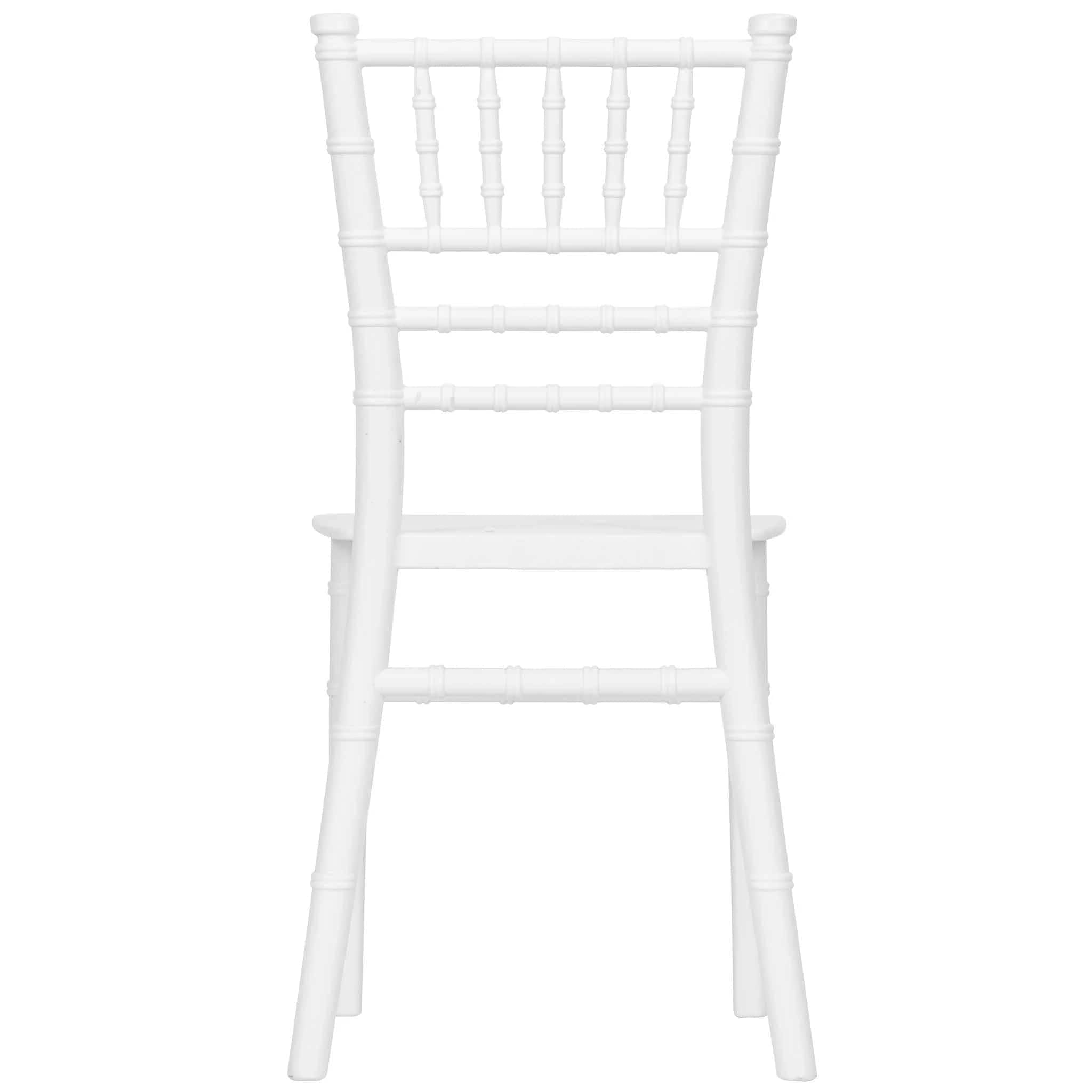 Chivari Kids White ToughResin™ Chiavari Chair CCRW-KID-CX-T