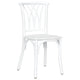 Chivari Kids White ToughResin™ Willow Chair CWRW-KID-ZG-T