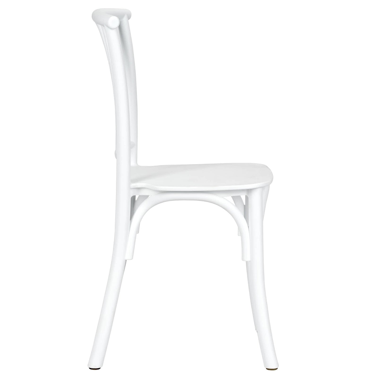 Chivari Kids White ToughResin™ Willow Chair CWRW-KID-ZG-T