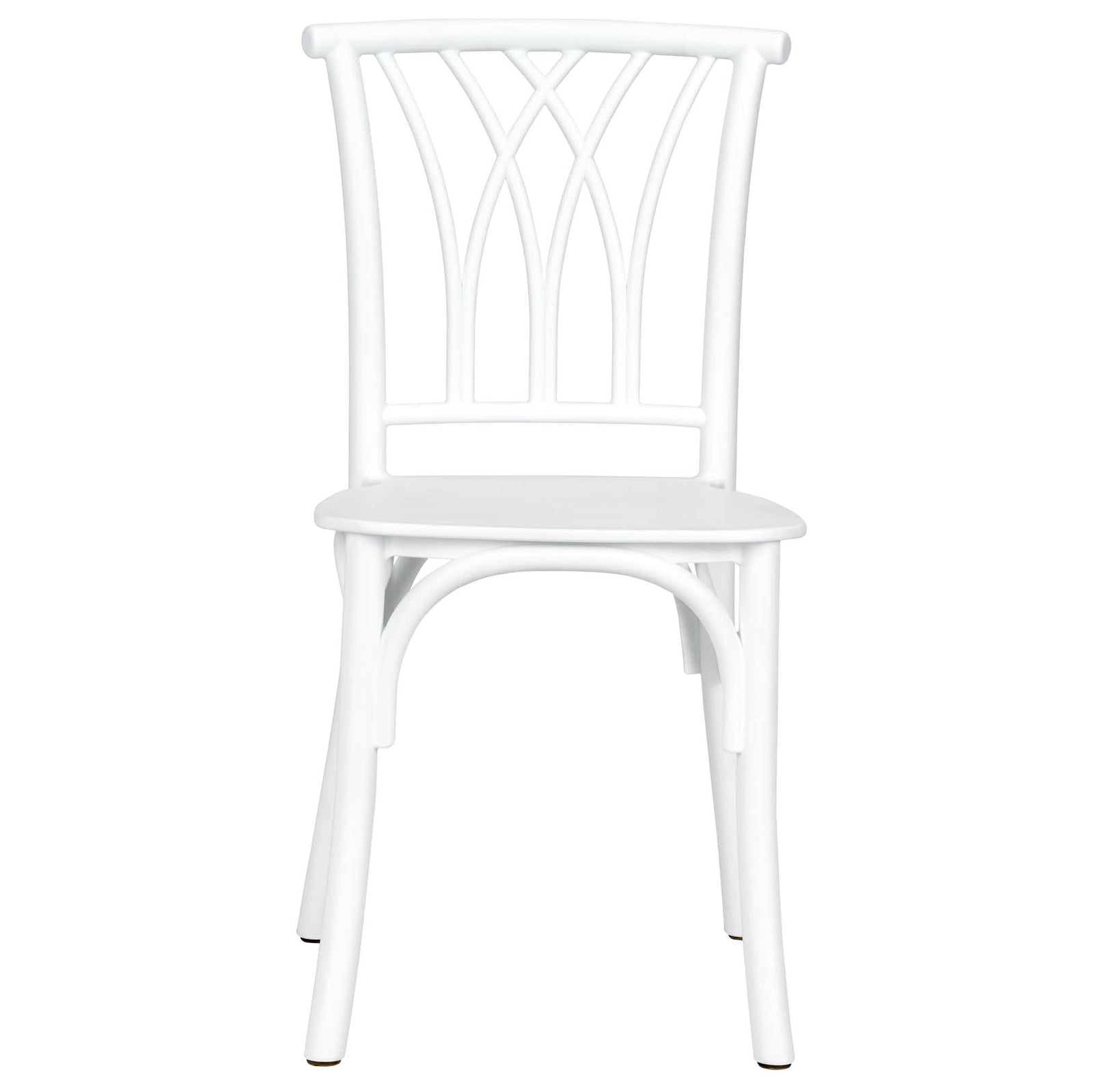Chivari Kids White ToughResin™ Willow Chair CWRW-KID-ZG-T
