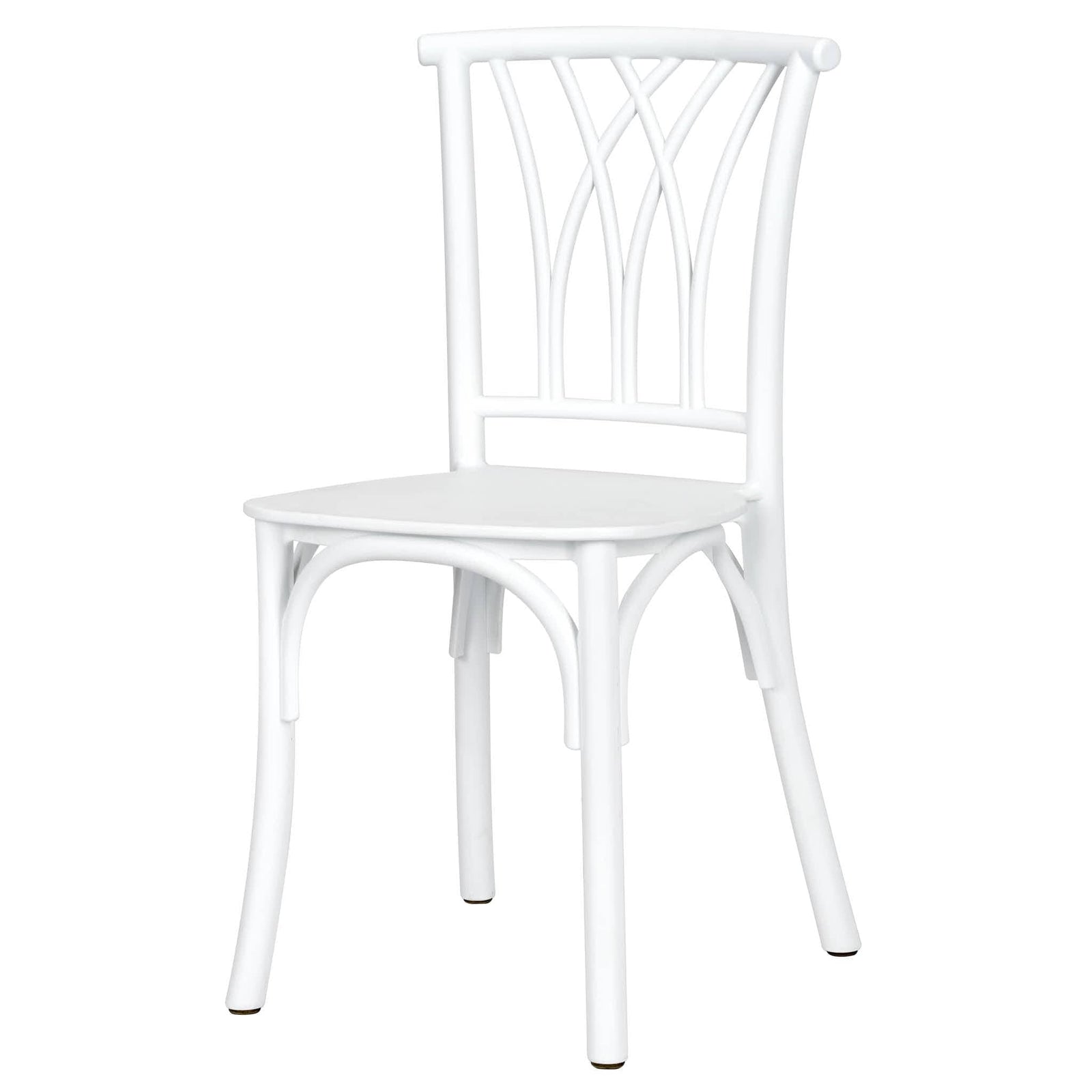 Chivari Kids White ToughResin™ Willow Chair CWRW-KID-ZG-T