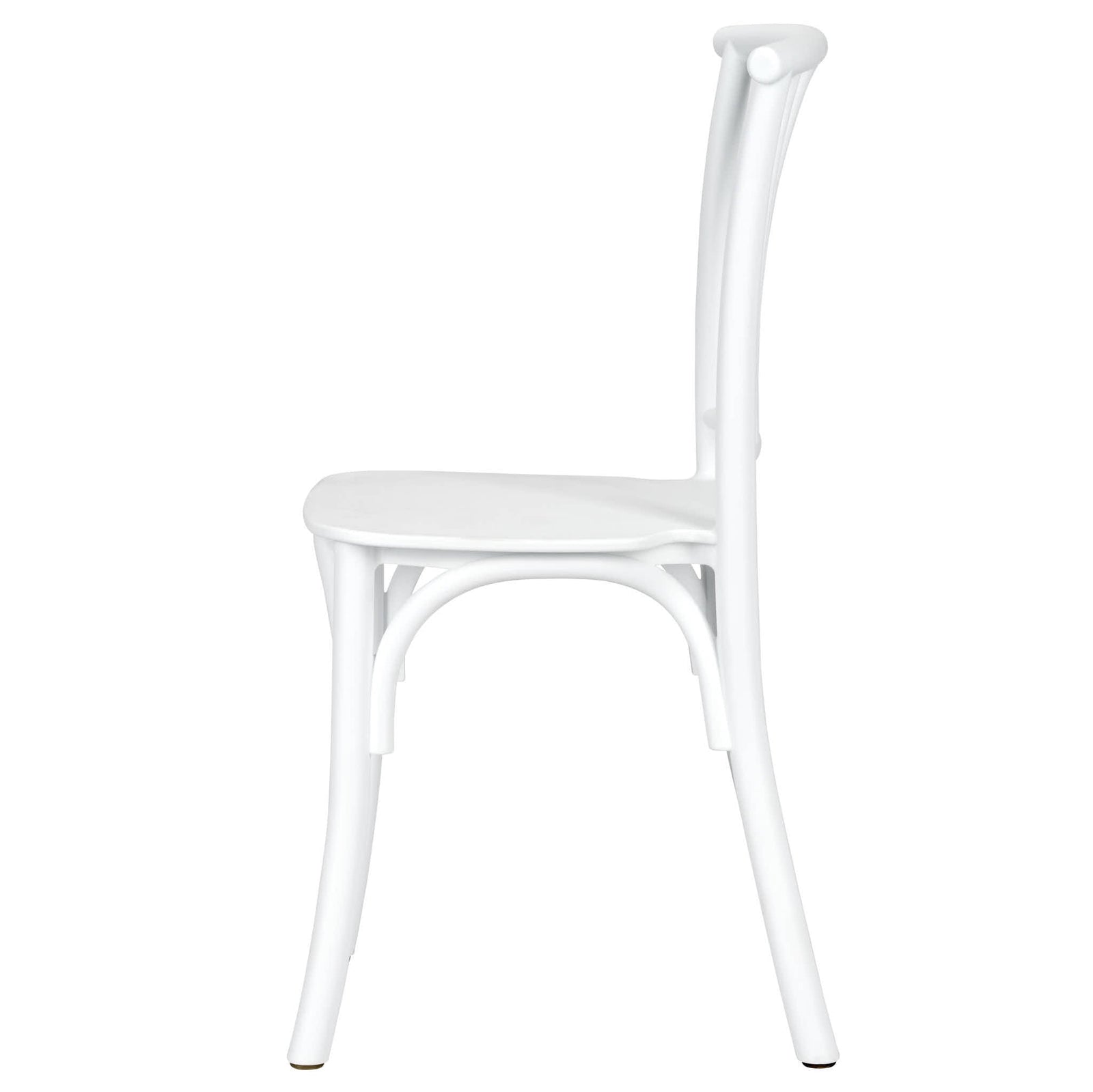 Chivari Kids White ToughResin™ Willow Chair CWRW-KID-ZG-T