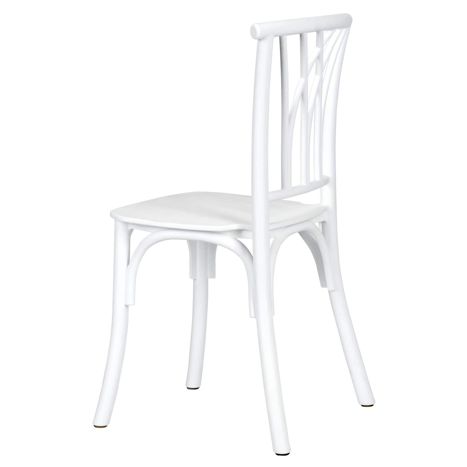Chivari Kids White ToughResin™ Willow Chair CWRW-KID-ZG-T