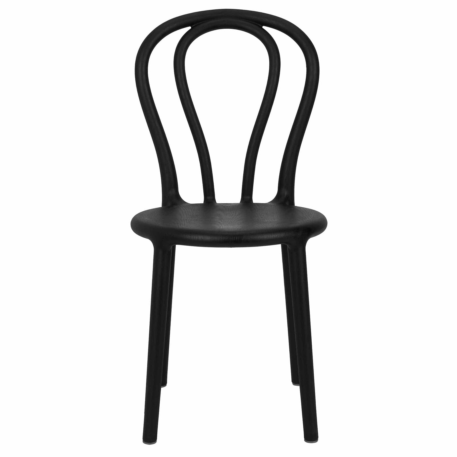 Chivari Kids Black Licorice Resin Bentwood Festive Chair CBFRB-KID-ZG-T