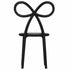 Chivari Kids Black Resin Bow Chair with Round Seat CBORB-KID-ZG