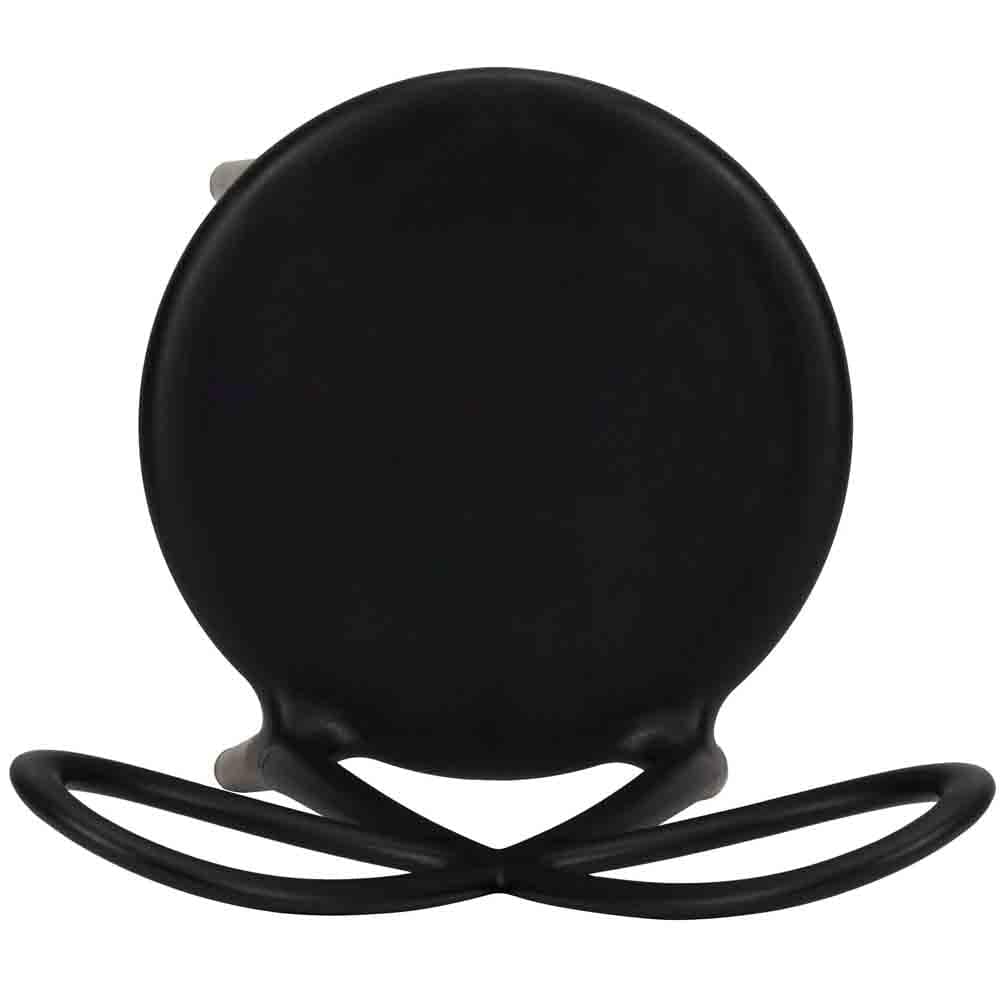 Chivari Kids Black Resin Bow Chair with Round Seat CBORB-KID-ZG