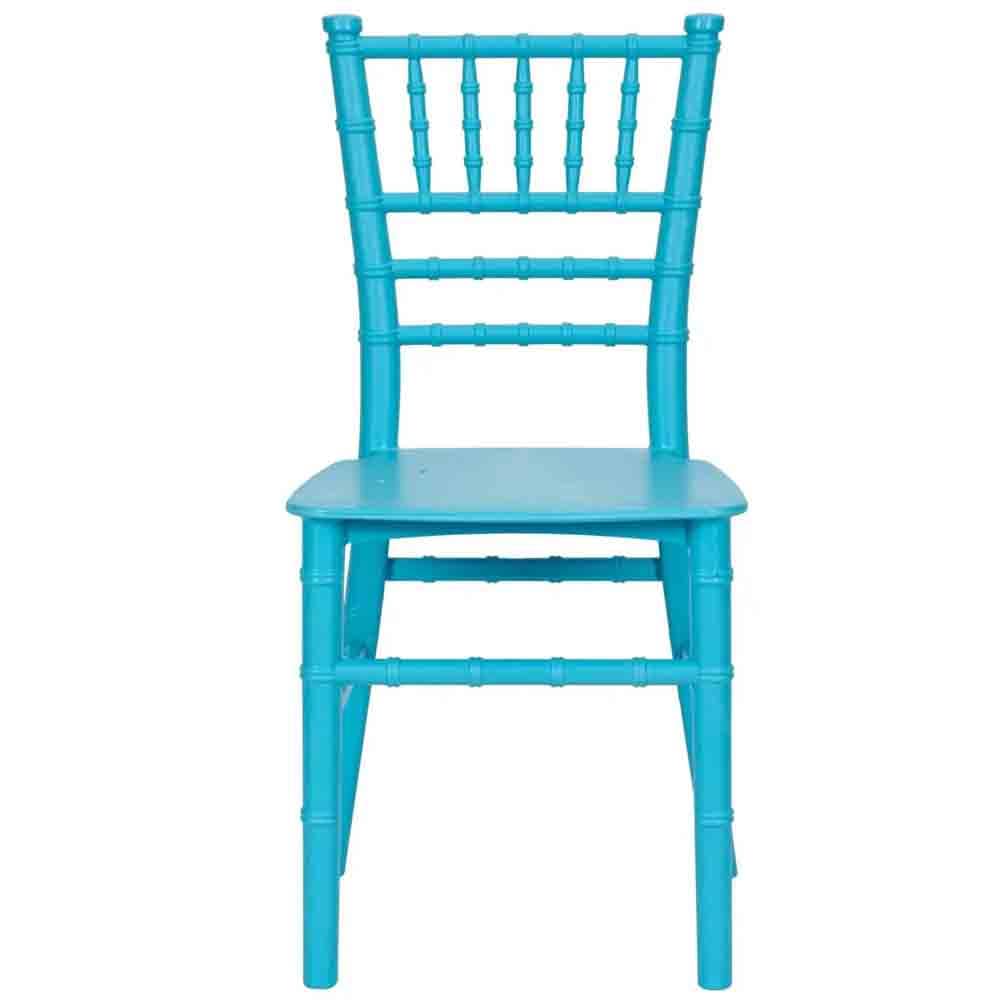 Chivari Kids Blue ToughResin™ Chiavari Chair CCRBLU-KID-CX-T