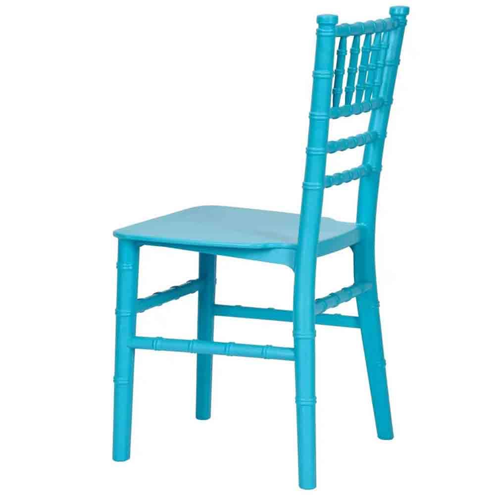 Chivari Kids Blue ToughResin™ Chiavari Chair CCRBLU-KID-CX-T