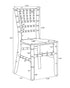 Chivari Kids Gold BasicResin™ Chiavari Chair CCRG-KID-ZG-T