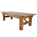 Chivari Kids 72″ x 30″ (6 Foot ) Chestnut Rectangle Straight Leg Farm Table TFARMRT7230-CHESTNT-SLGKID-AX-T