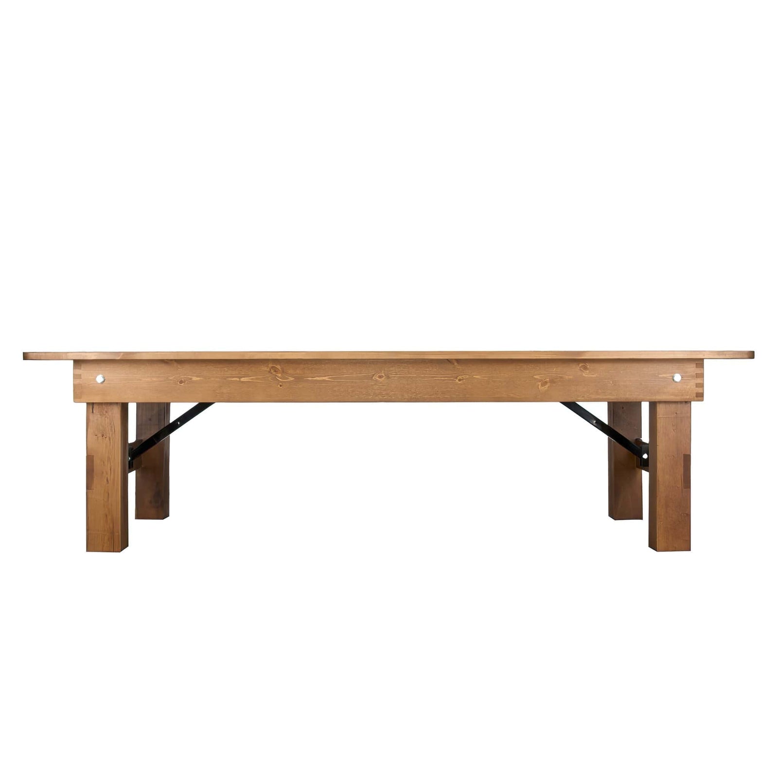 Chivari Kids 72″ x 30″ (6 Foot ) Chestnut Rectangle Straight Leg Farm Table TFARMRT7230-CHESTNT-SLGKID-AX-T