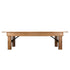 Chivari Kids 72″ x 30″ (6 Foot ) Chestnut Rectangle Straight Leg Farm Table TFARMRT7230-CHESTNT-SLGKID-AX-T