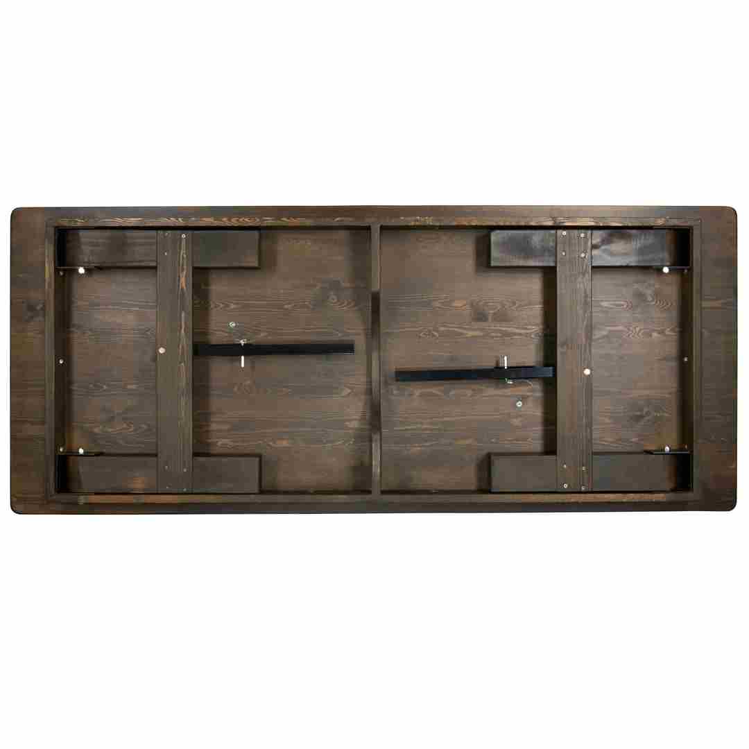Chivari Kids 72″ x 30″ (6 Foot ) Fruitwood Rectangle Straight Leg Farm Table TFARMRT7230-FRTWOOD-SLGKID-AX-T