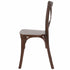 Chivari Kids Fruitwood ToughResin™ Cross Back Chair CXRF-KID-ZG-T