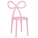 Chivari Kids Pink Resin Bow Chair with Round Seat CBORP-KID-ZG