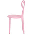 Chivari Kids Pink Resin Bow Chair with Round Seat CBORP-KID-ZG