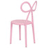 Chivari Kids Pink Resin Bow Chair with Round Seat CBORP-KID-ZG