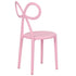 Chivari Kids Pink Resin Bow Chair with Round Seat CBORP-KID-ZG
