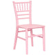 Chivari Kids Pink BasicResin™ Chiavari Chair CCRP-KID-CX-T